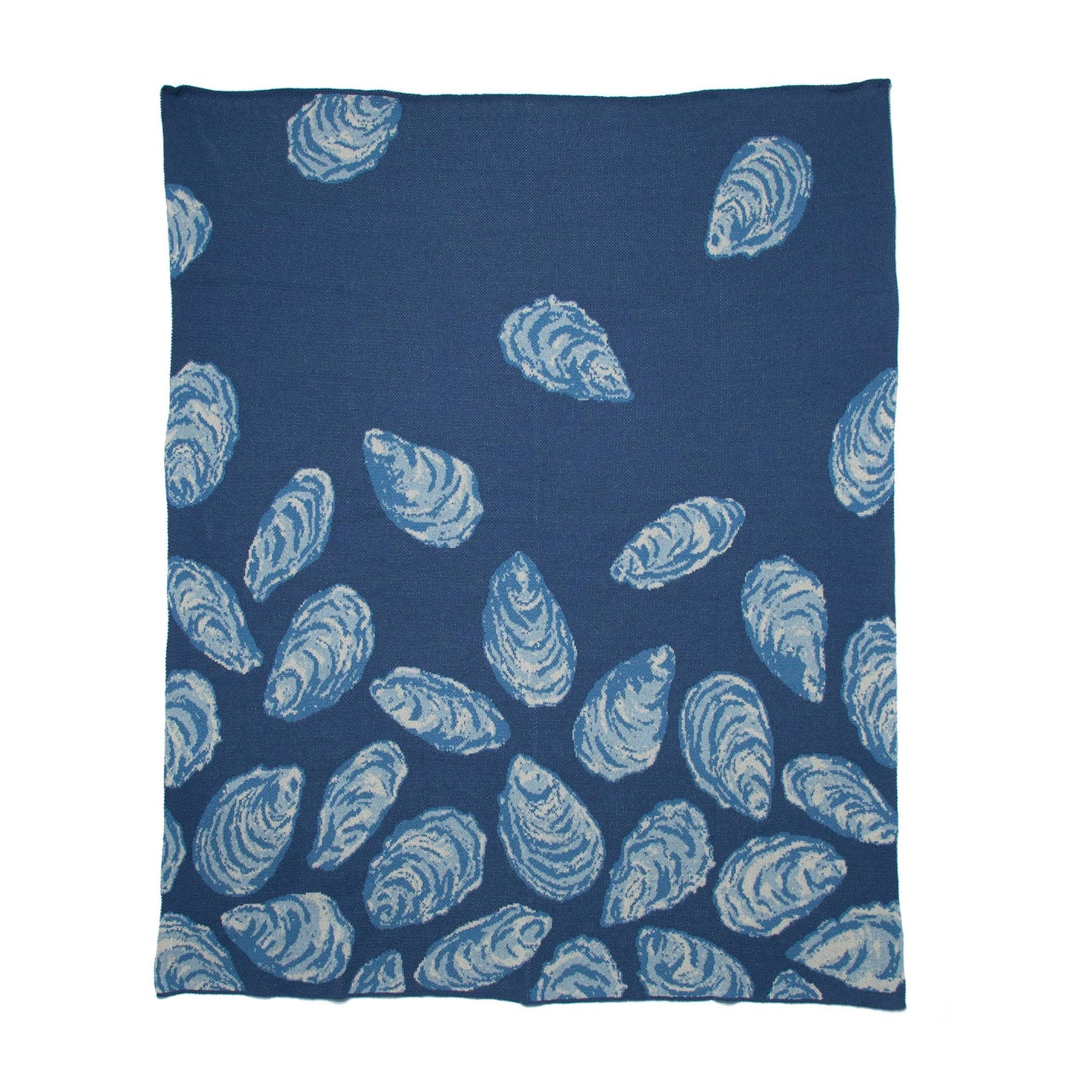 Coastal Oyster Throw Blanket