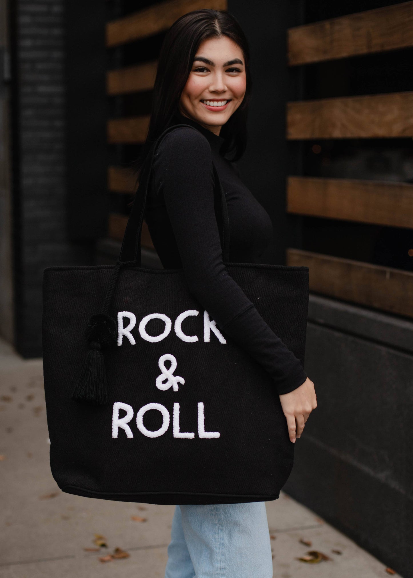 Black Rock & Roll Tote