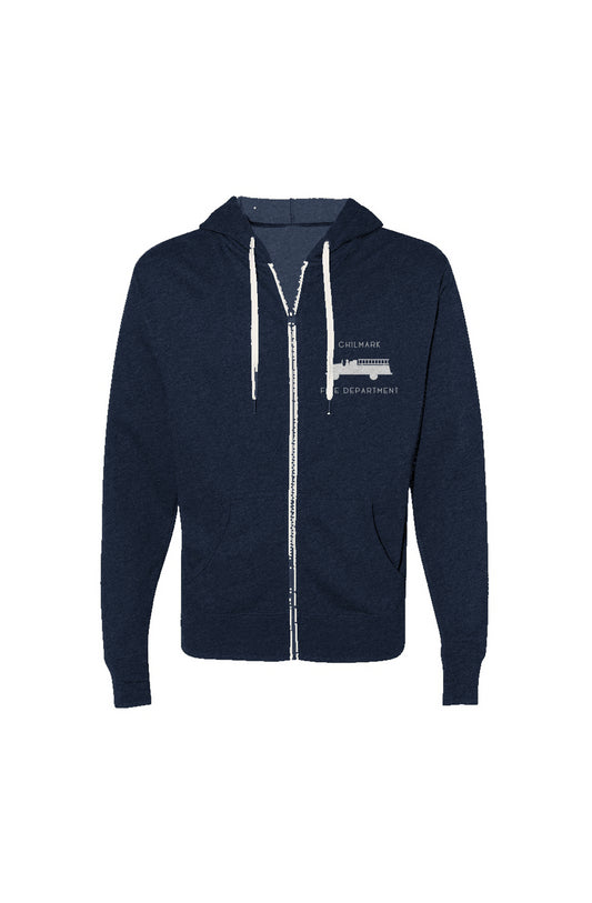 Chilmark Fire Department (Front) French Terry Zip-Up Hoodie