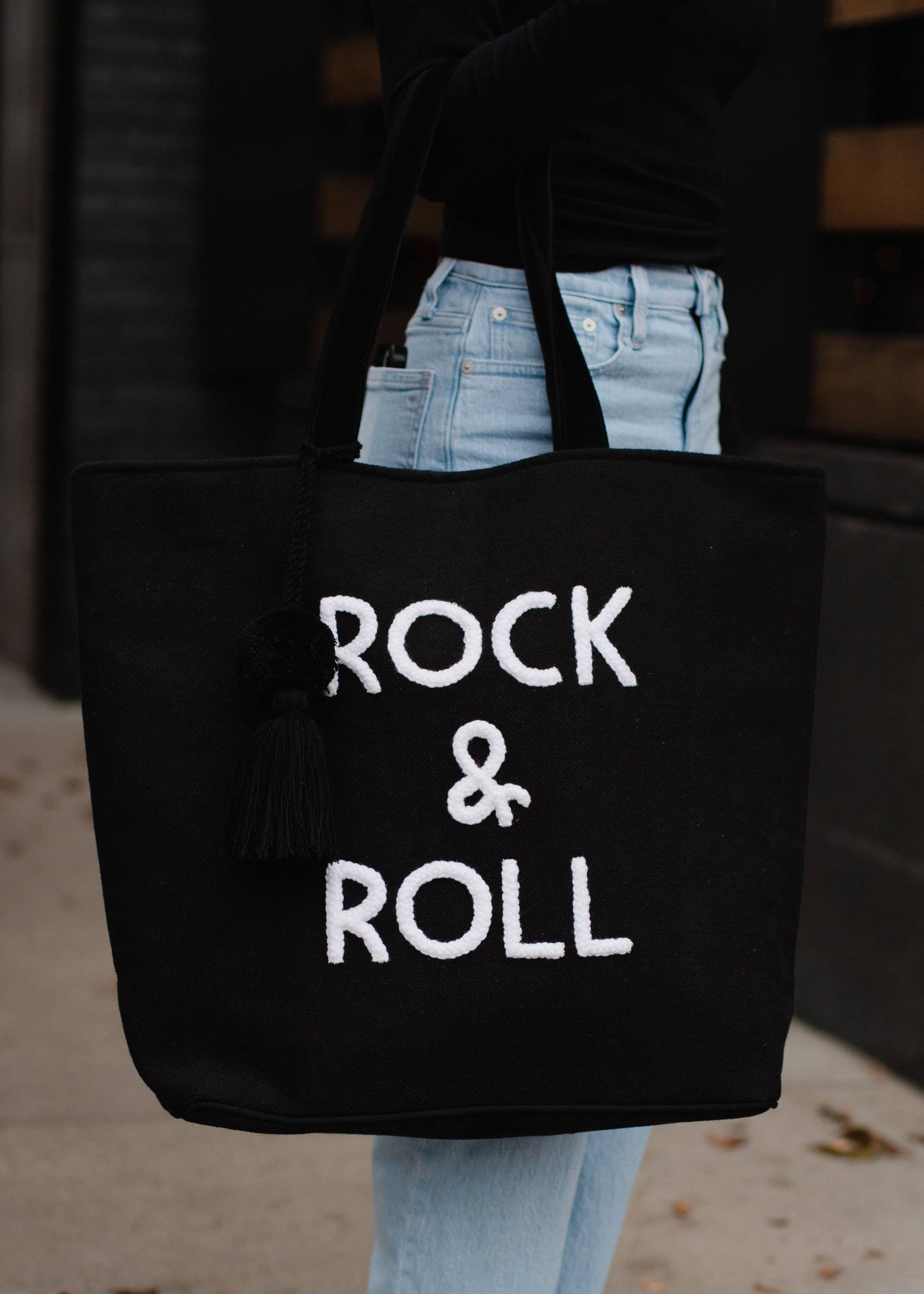 Black Rock & Roll Tote