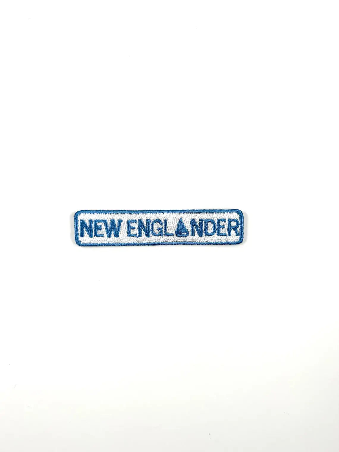 New England Iron On Patch