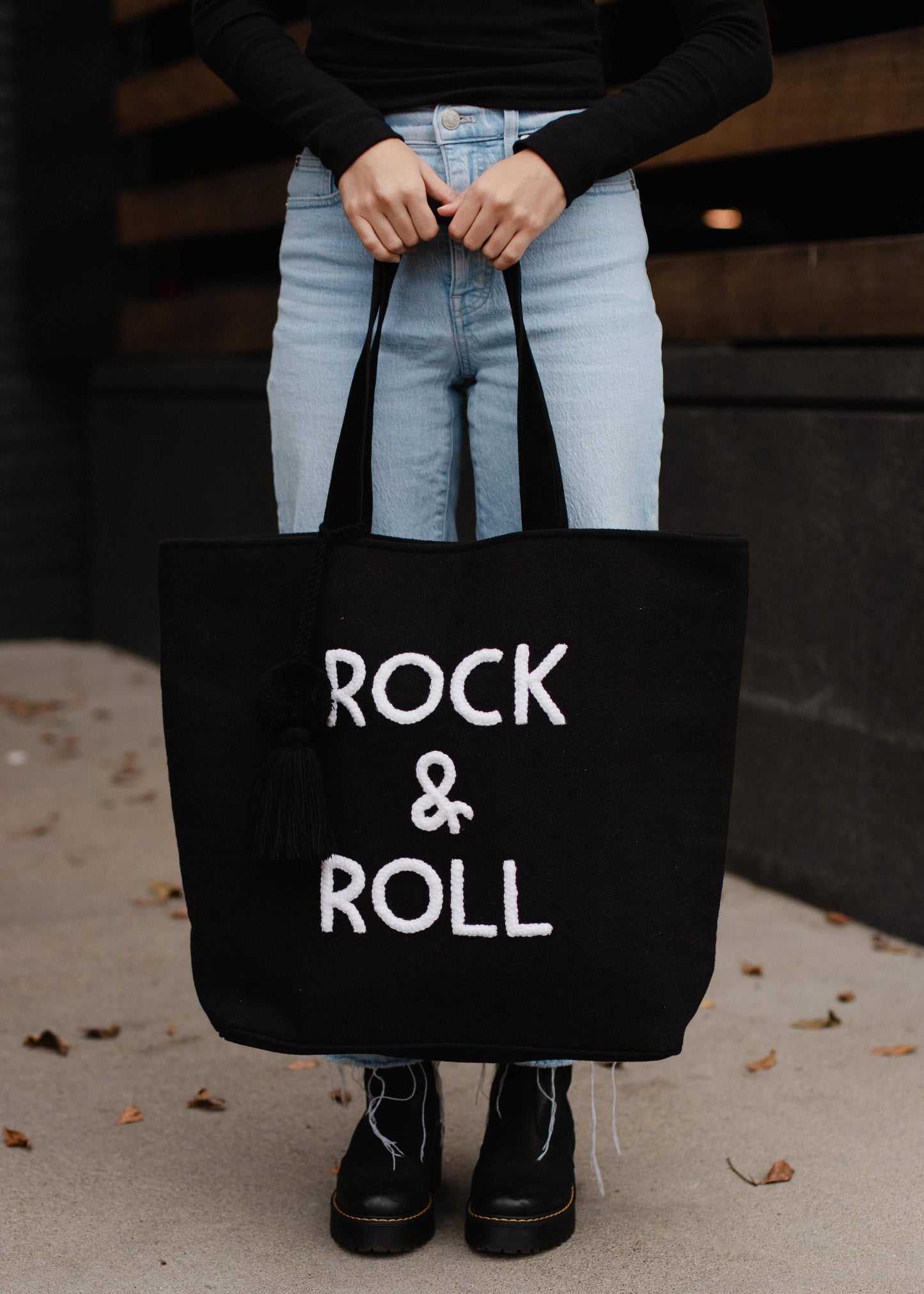 Black Rock & Roll Tote