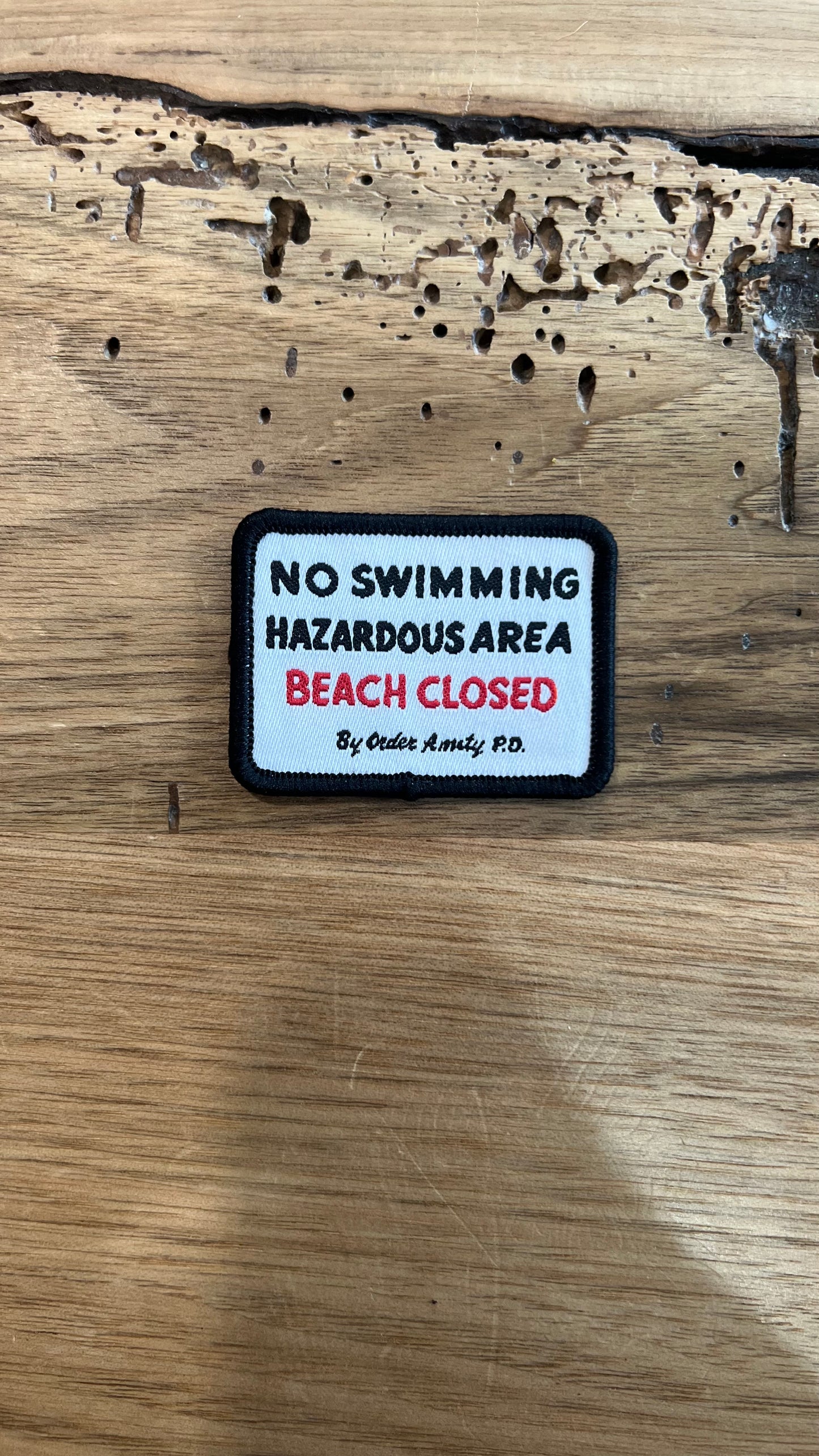 Beach Closed Patch