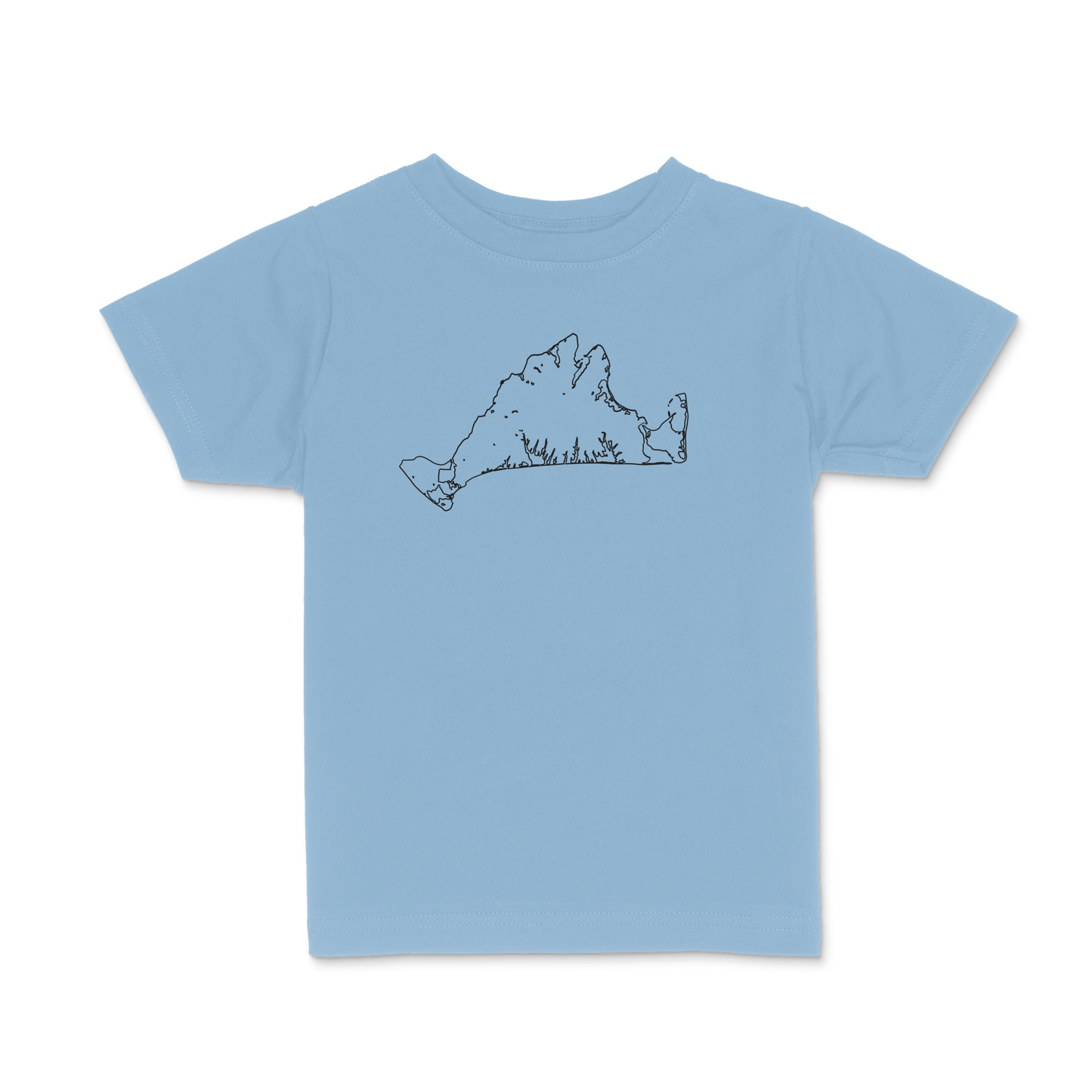 Island Outline Toddler Fine Jersey Tee