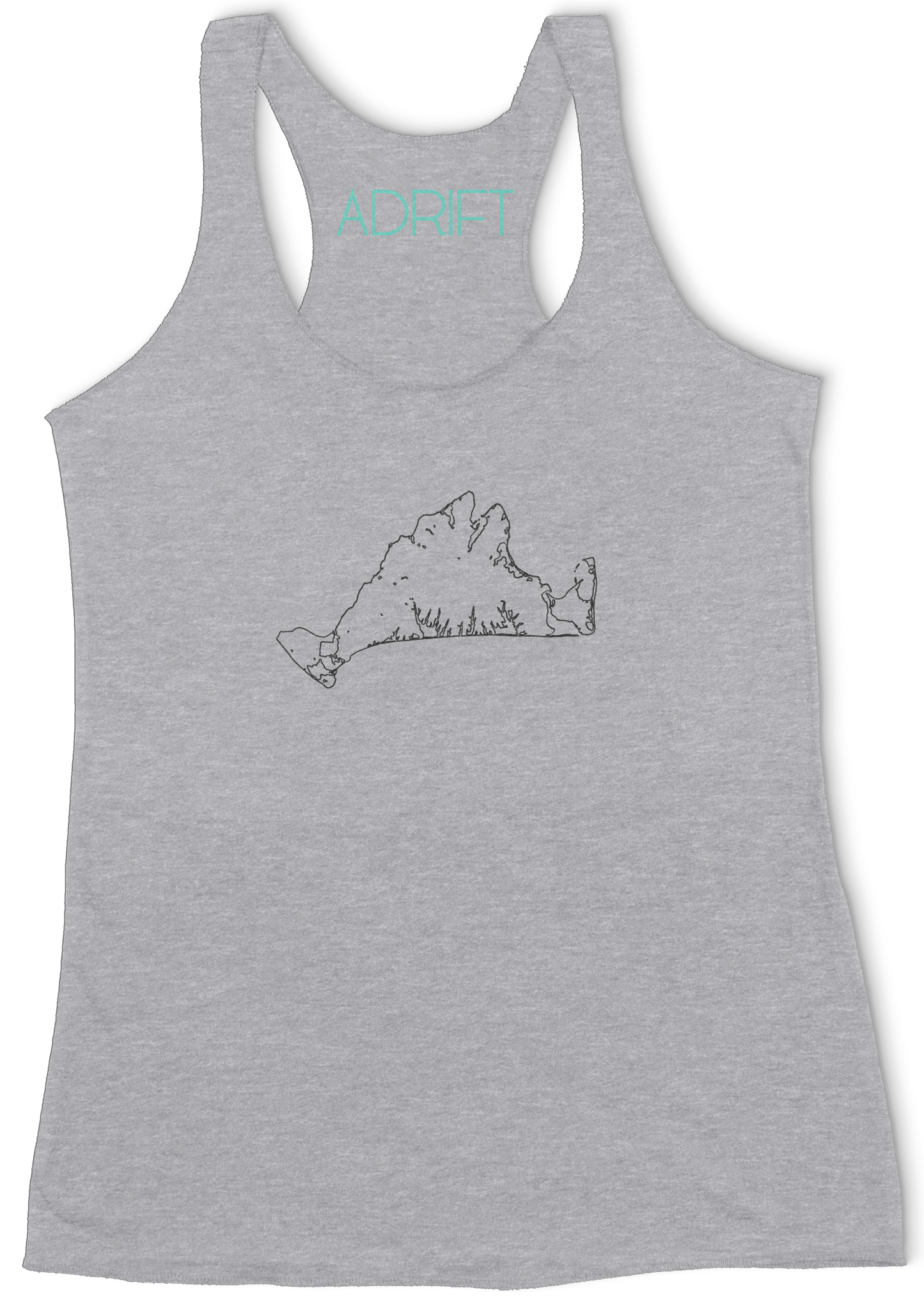Island Outline Racerback Tank Top