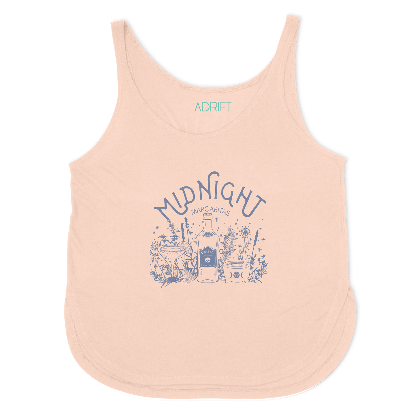 Midnight Margaritas Womens Sunday Tank