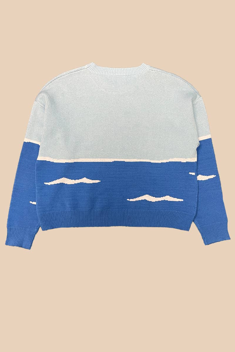 Orca knit sweater