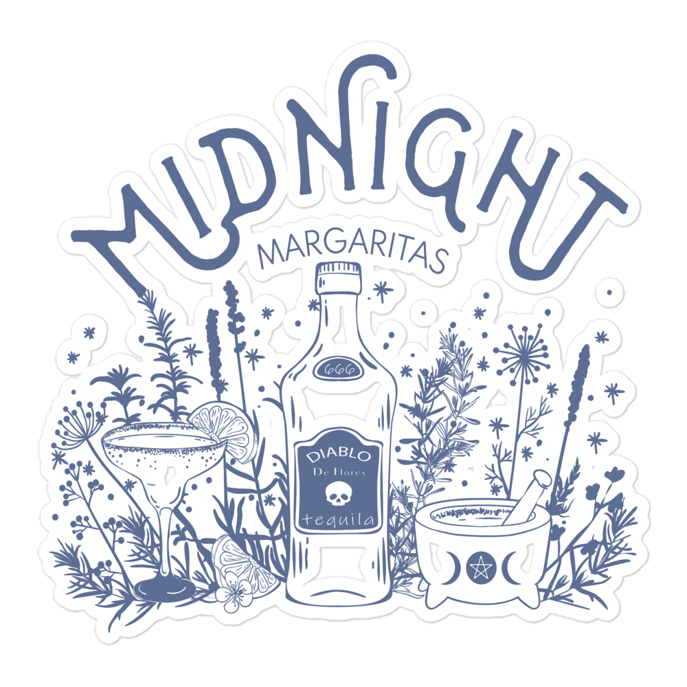 Midnight Margaritas Sticker