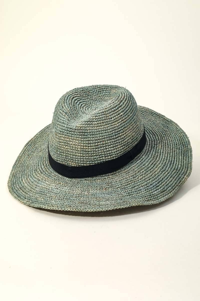 Checkered Basket Weave Hat