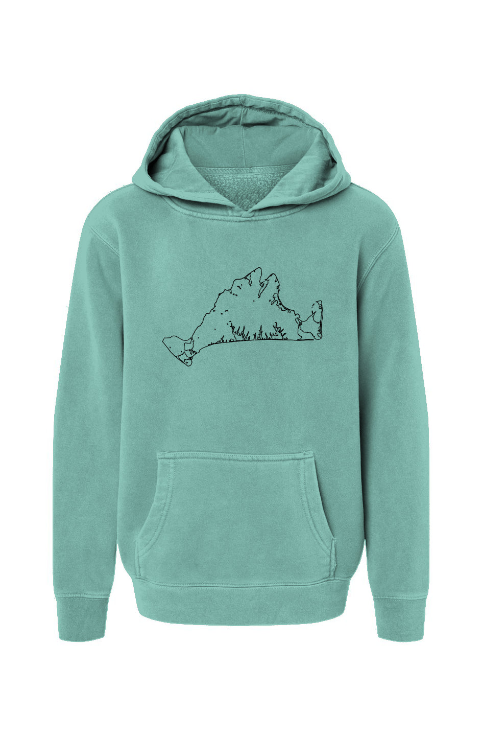 Island Outline Youth Hoodie