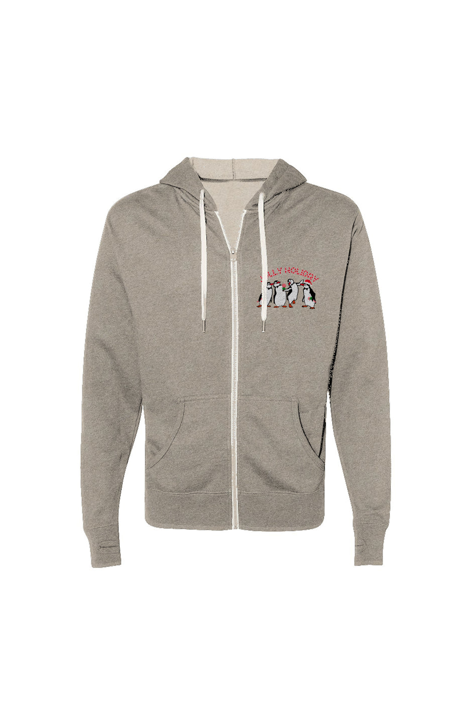 Jolly Holiday French Terry Zip-Up Hoodie
