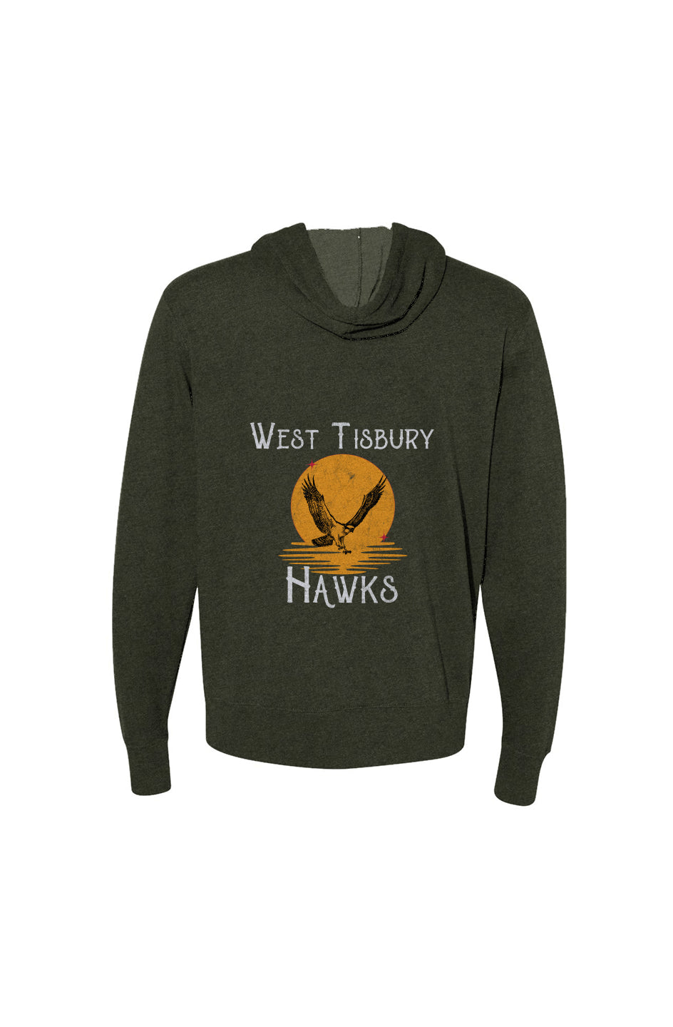 West Tisbury Hawks French Terry Zip-Up Hoodie
