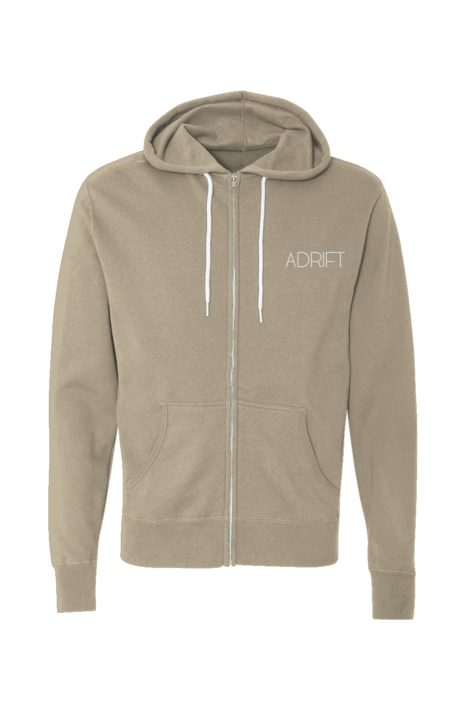 Beach Closed Zip-Up Hoodie