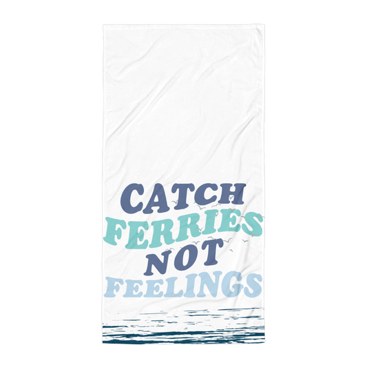 Catch Ferries Beach Towel