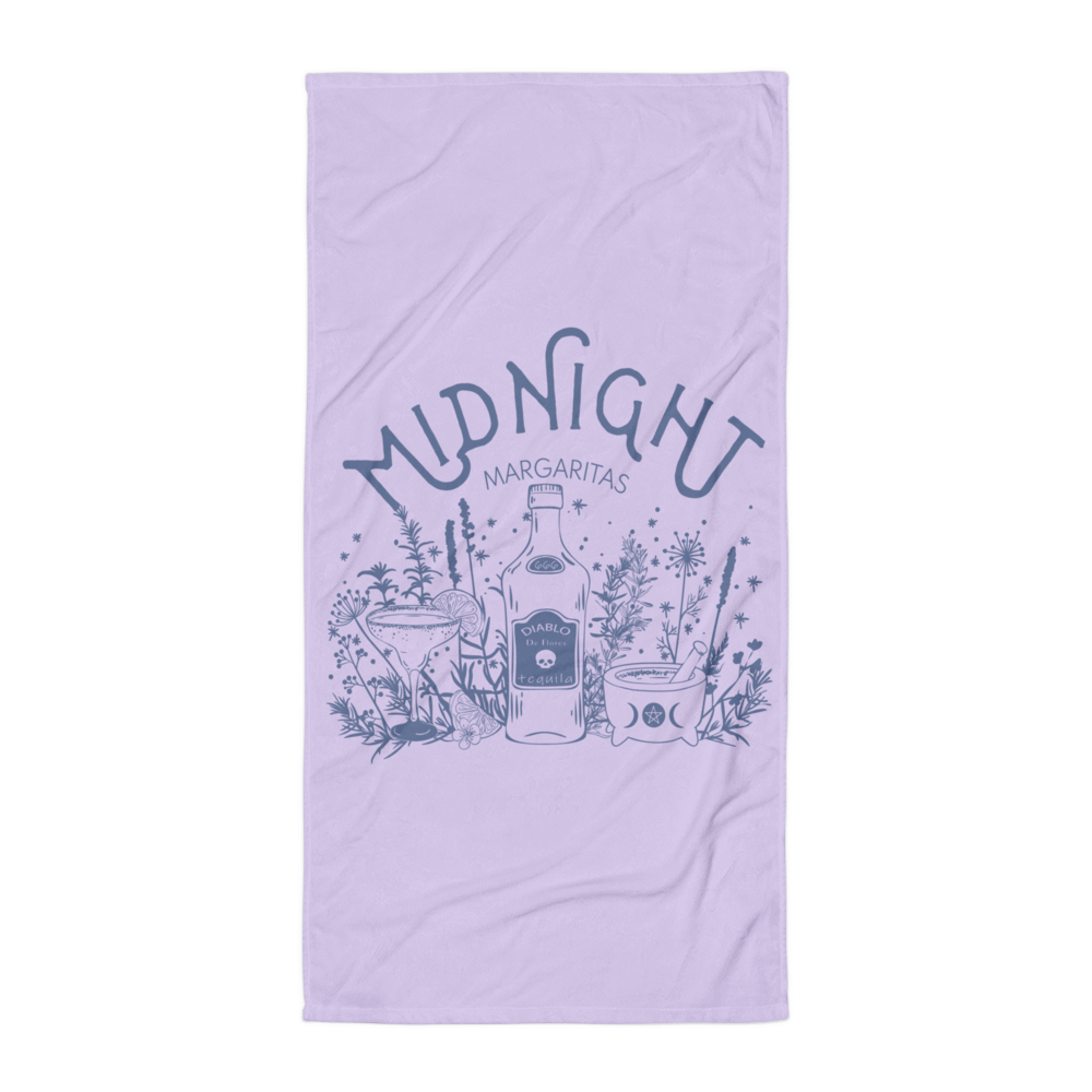 Midnight Margaritas Beach Towels
