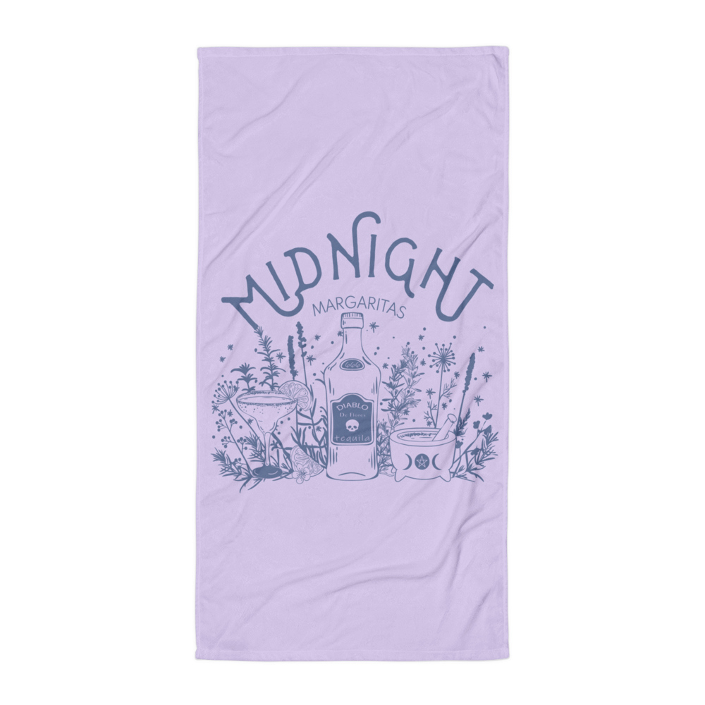 Midnight Margaritas Beach Towel