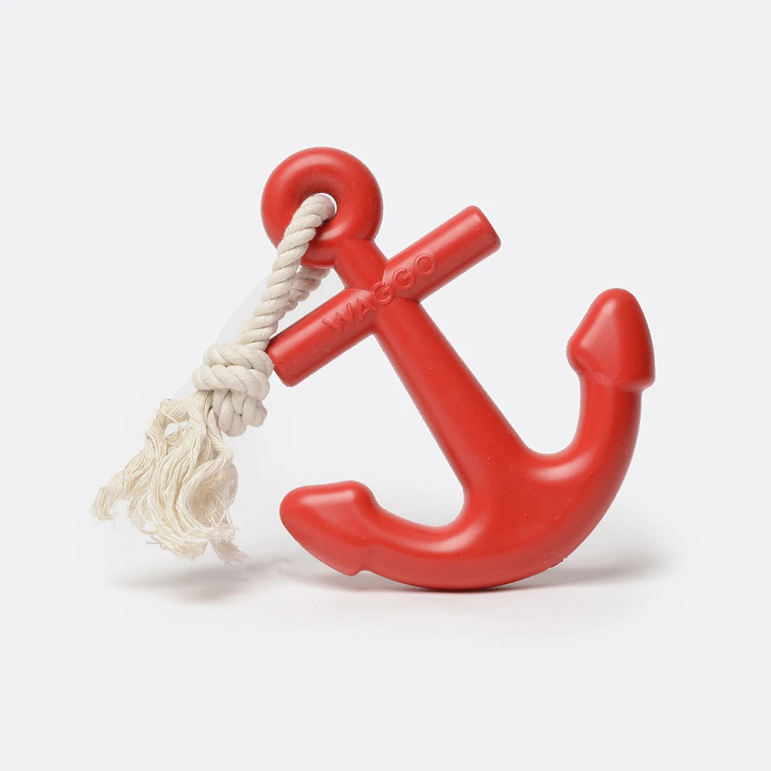 Cherry Anchors Aweigh Rubber Dog Toy