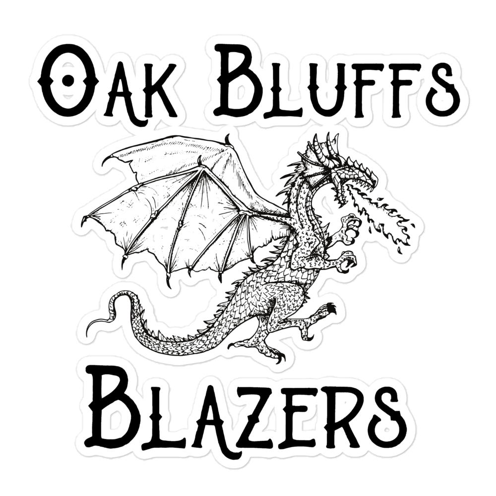 Oak Bluffs Blazers Sticker