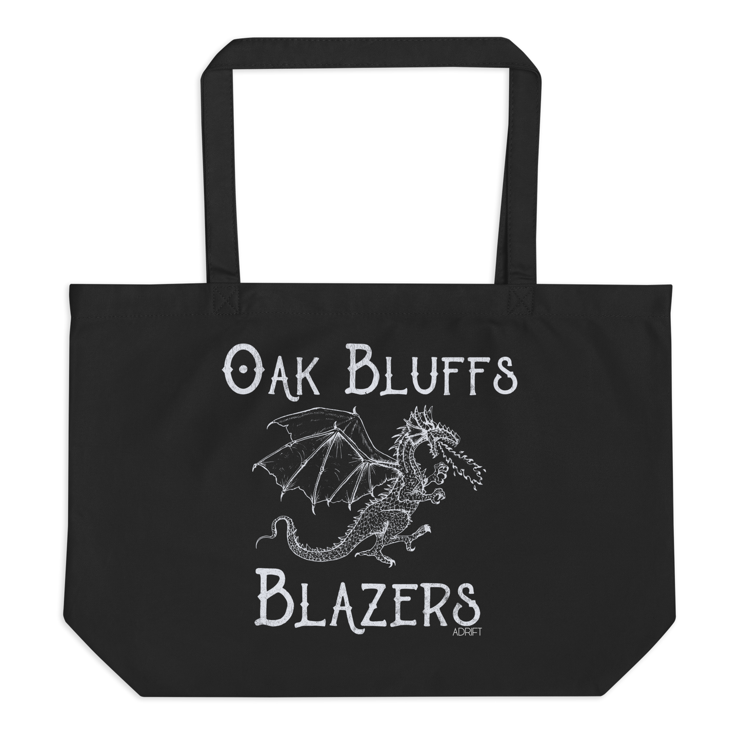 Oak Bluffs Blazers large organic tote bag