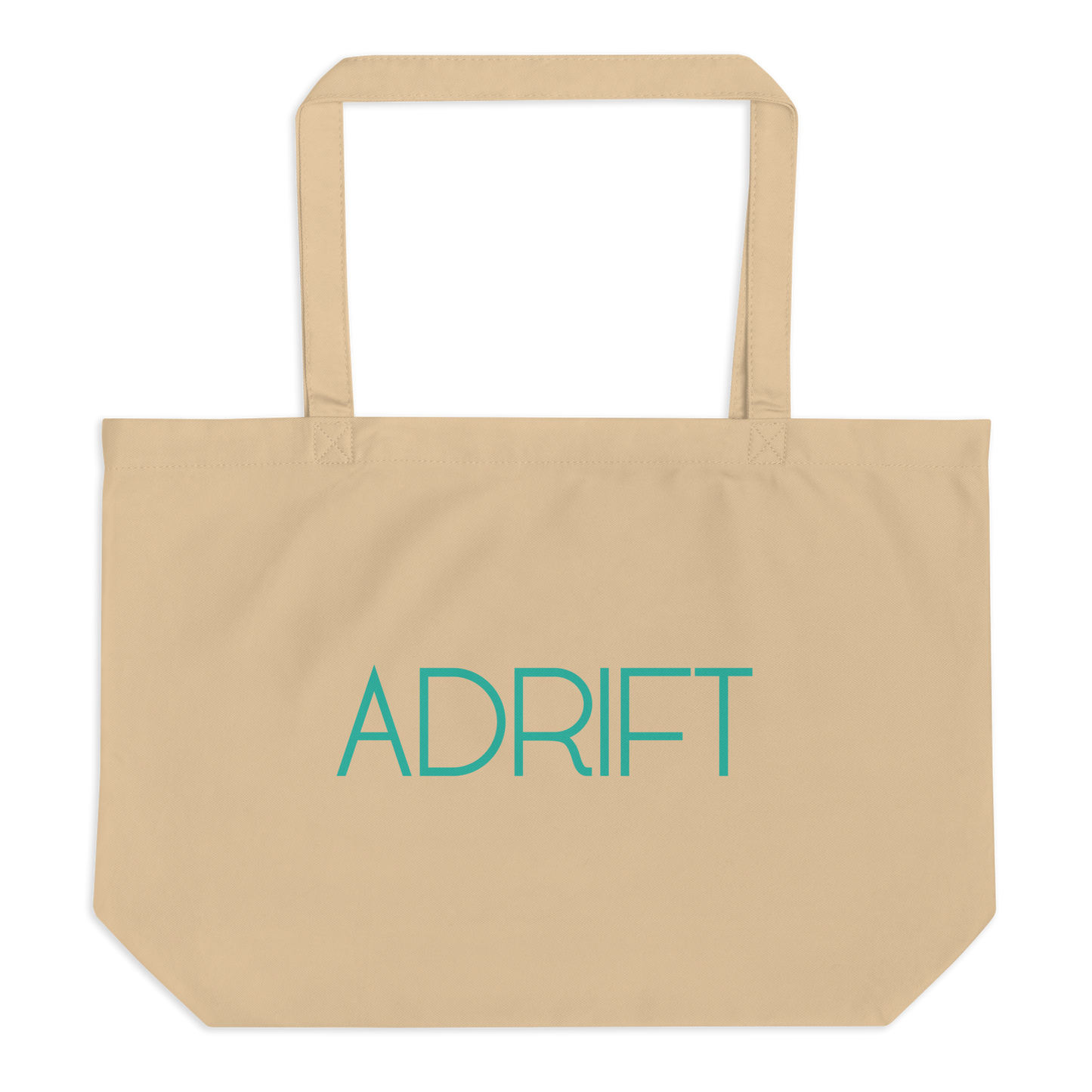Adrift Logo Large organic tote bag